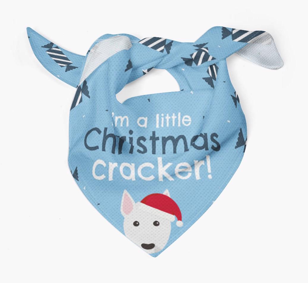 'Christmas Cracker' - Personalized {breedFullName} Bandana