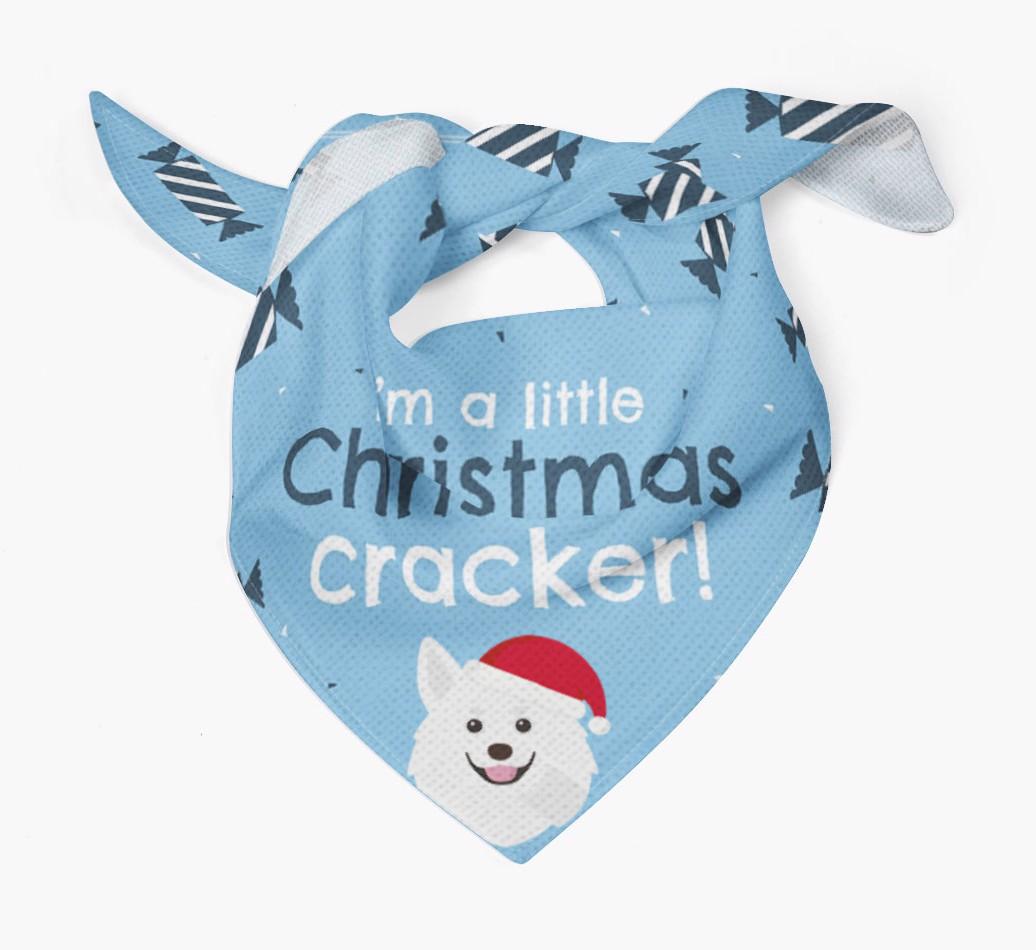 'Christmas Cracker' - Personalized {breedFullName} Bandana