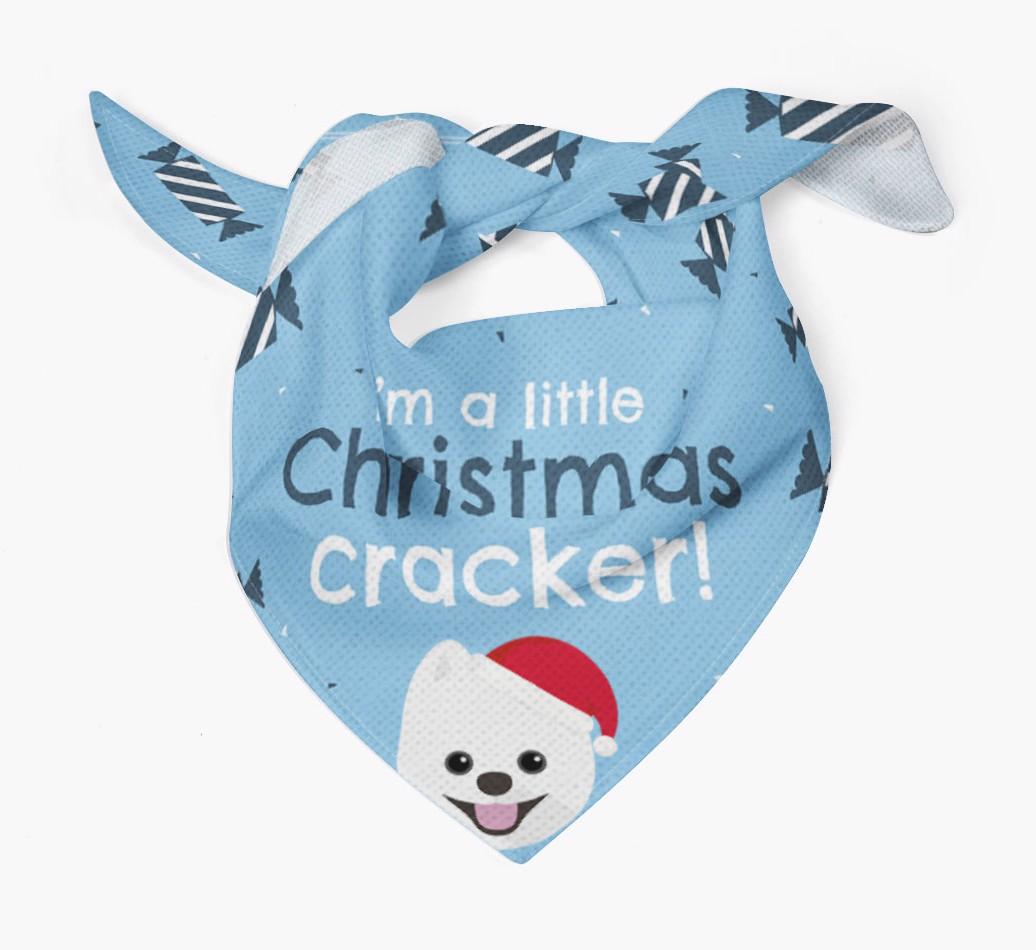 'Christmas Cracker' - Personalized {breedFullName} Bandana