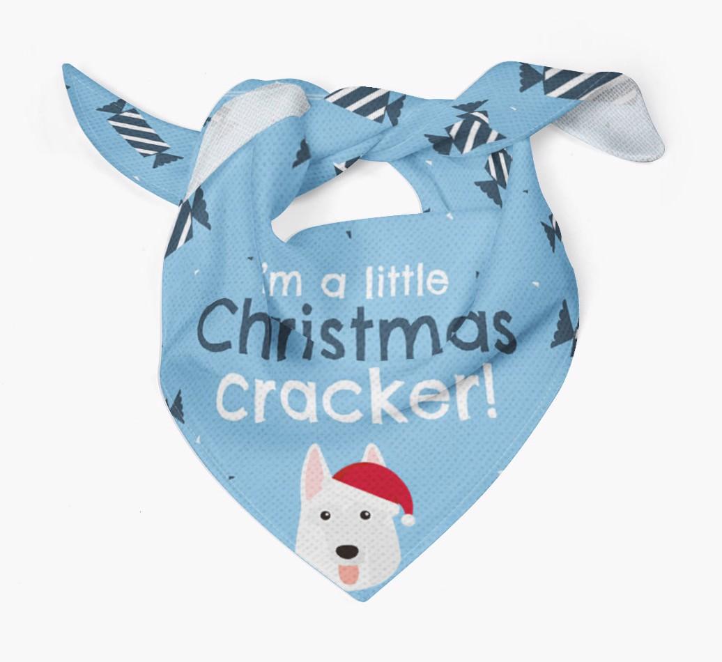 'Christmas Cracker' - Personalized {breedFullName} Bandana
