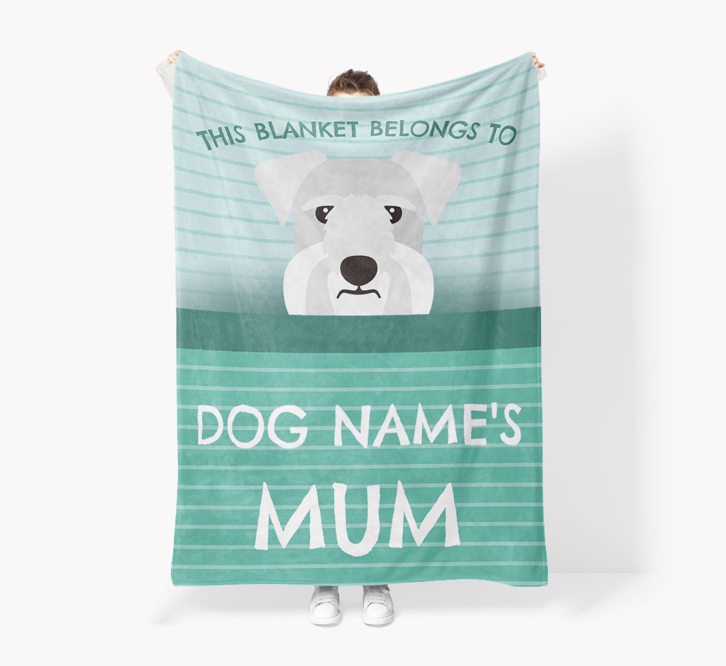 'This Blanket Belongs To...' - Personalised {breedFullName} Blanket: Premium Sherpa Fleece
