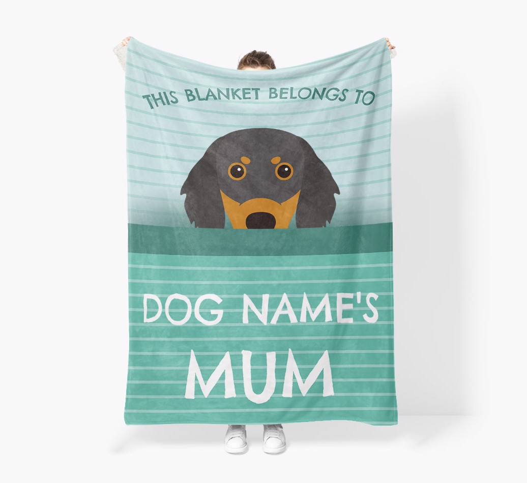 'This Blanket Belongs To...' - Personalised {breedFullName} Blanket: Premium Sherpa Fleece