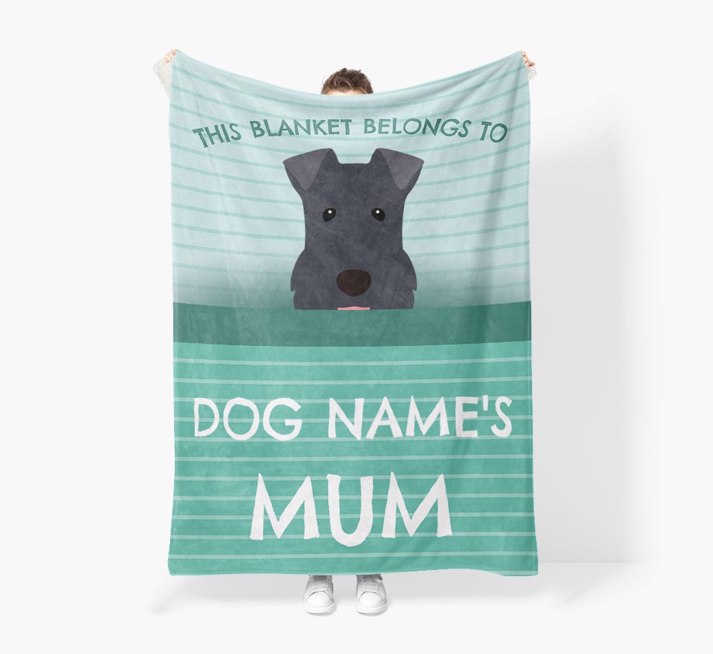 'This Blanket Belongs To...' - Personalised {breedFullName} Blanket: Premium Sherpa Fleece