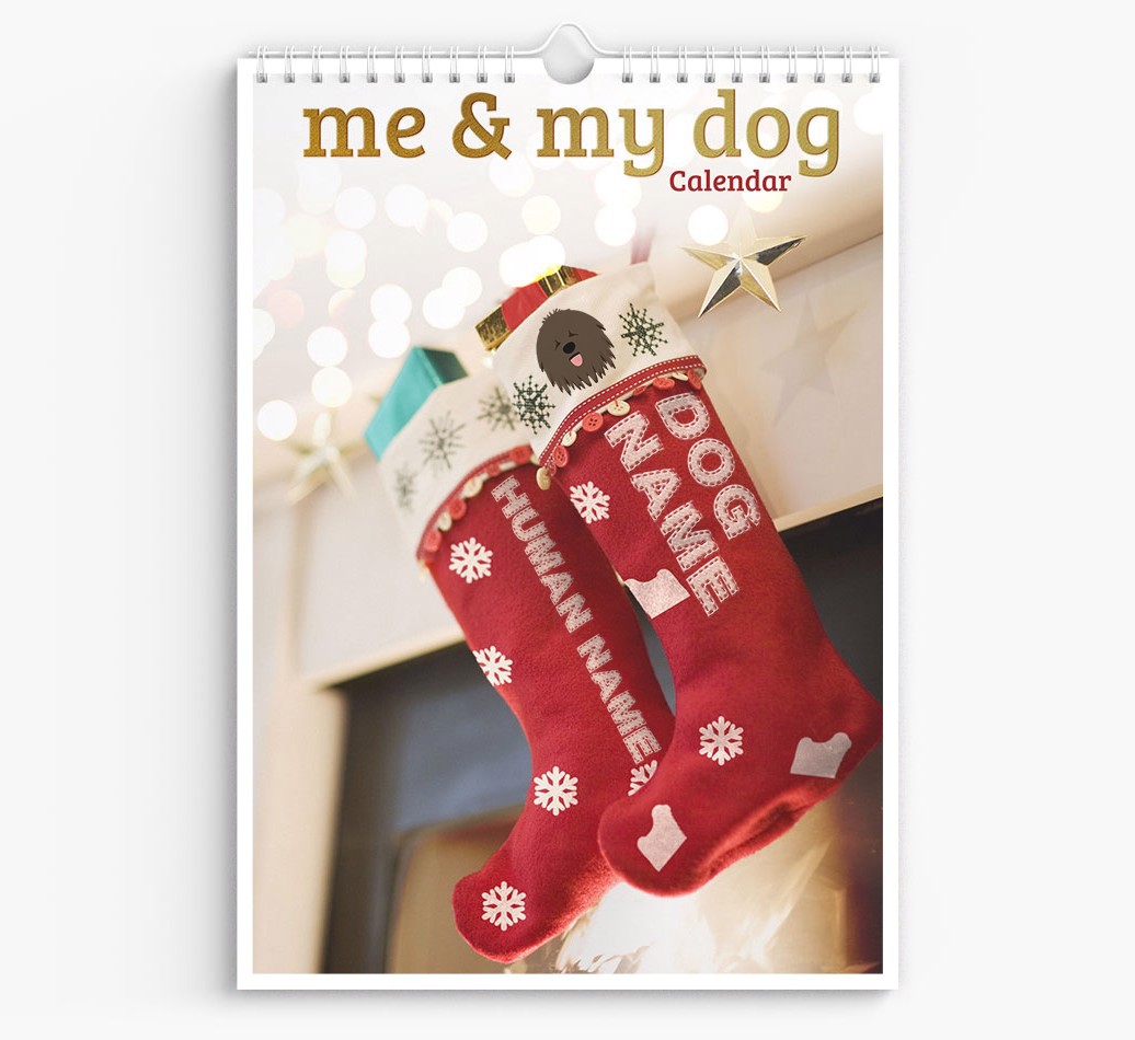 Personalised Me & My Dog Calendar featuring {dogsName}