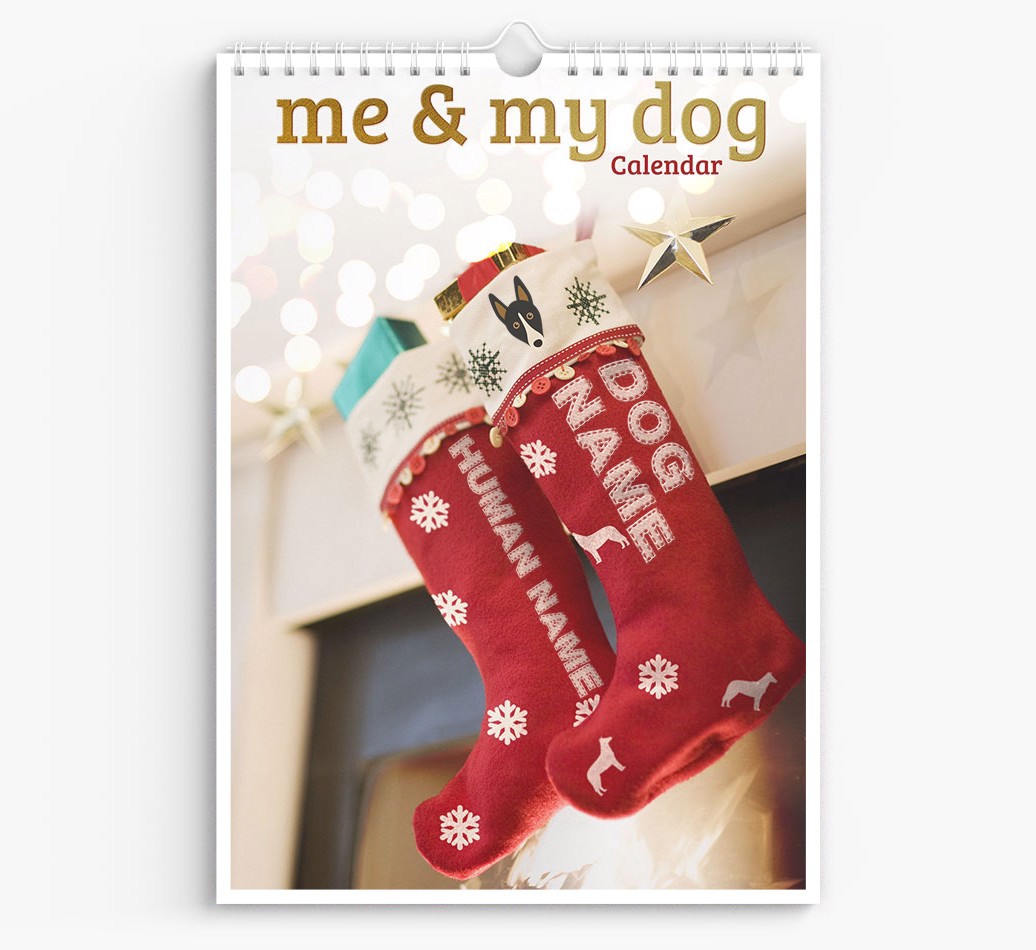 Personalised Me & My Dog Calendar featuring {dogsName}