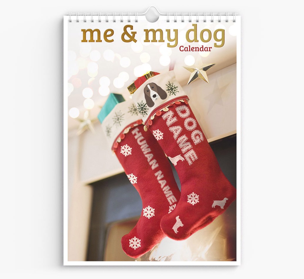 Personalised Me & My Dog Calendar featuring {dogsName}