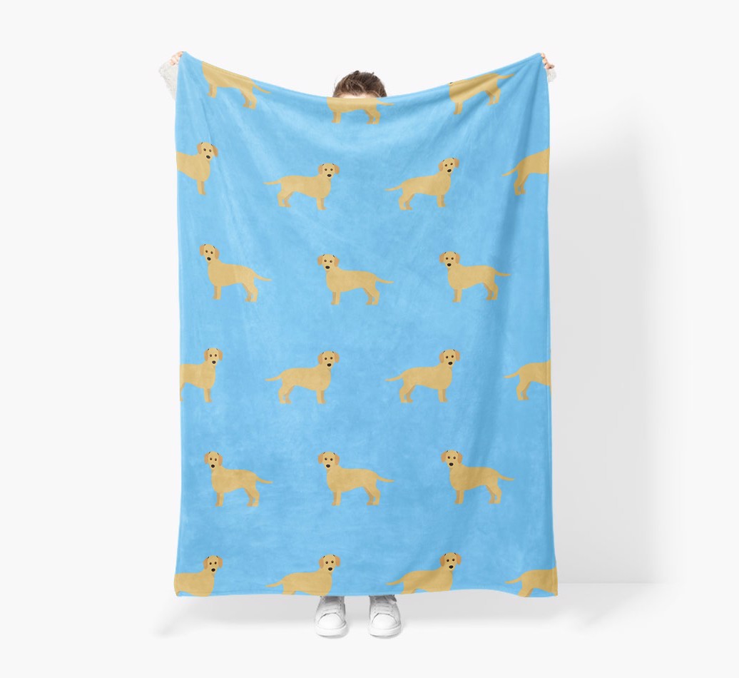 '{breedFullName} Icon Patter' - Personalised Snuggle Blanket