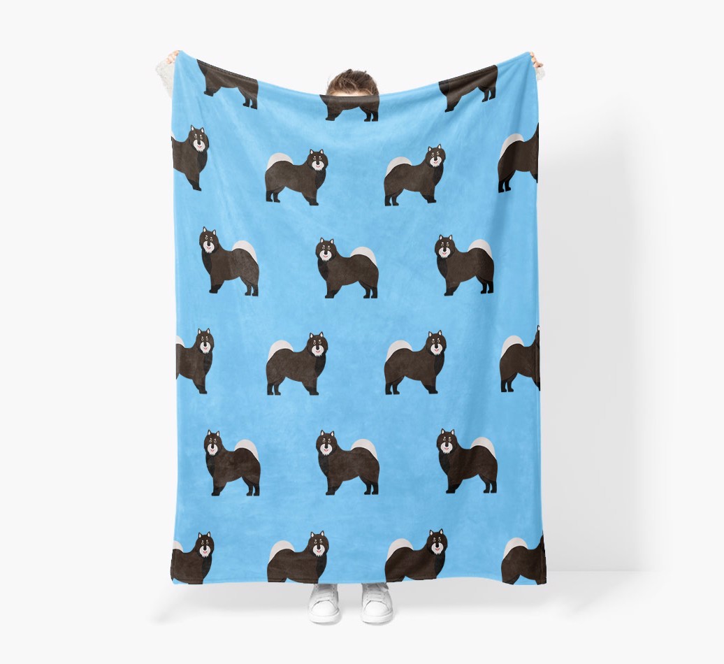 '{breedFullName} Icon Patter' - Personalised Snuggle Blanket