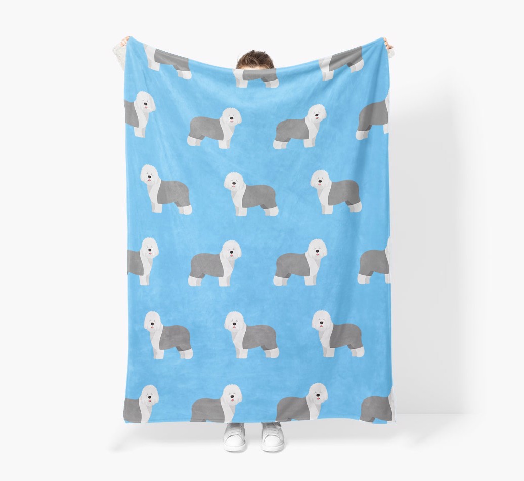 '{breedFullName} Icon Patter' - Personalised Snuggle Blanket