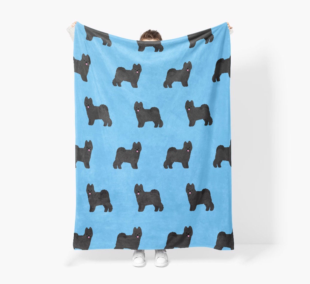 '{breedFullName} Icon Patter' - Personalised Snuggle Blanket
