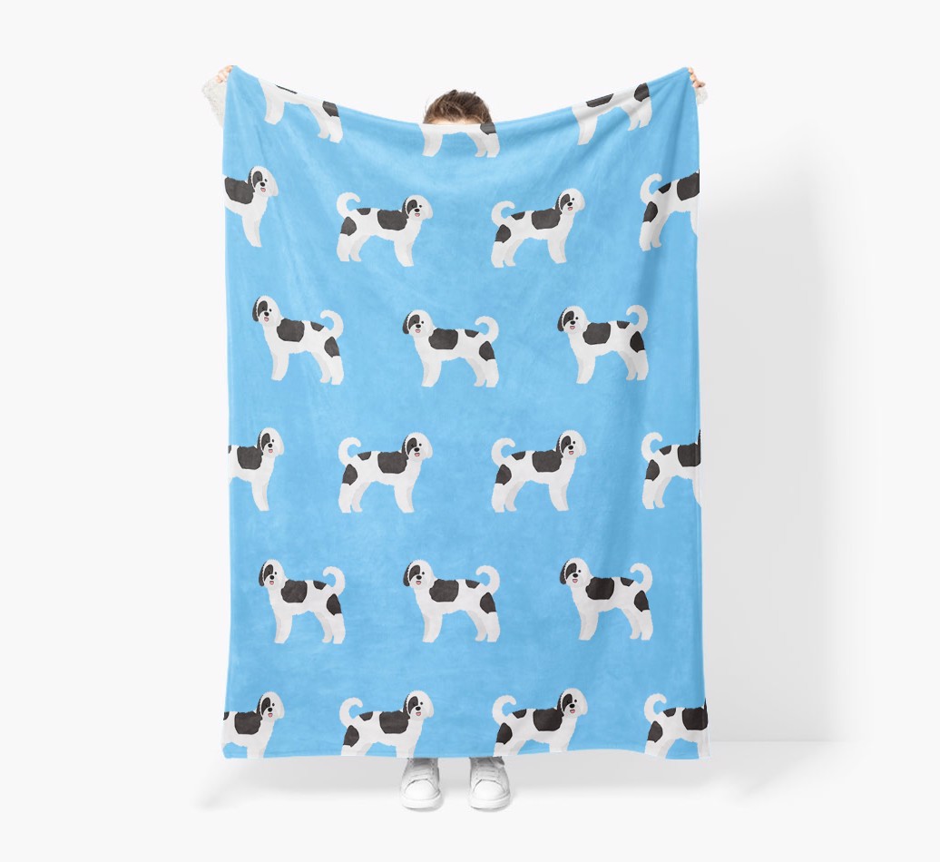 '{breedFullName} Icon Patter' - Personalised Snuggle Blanket