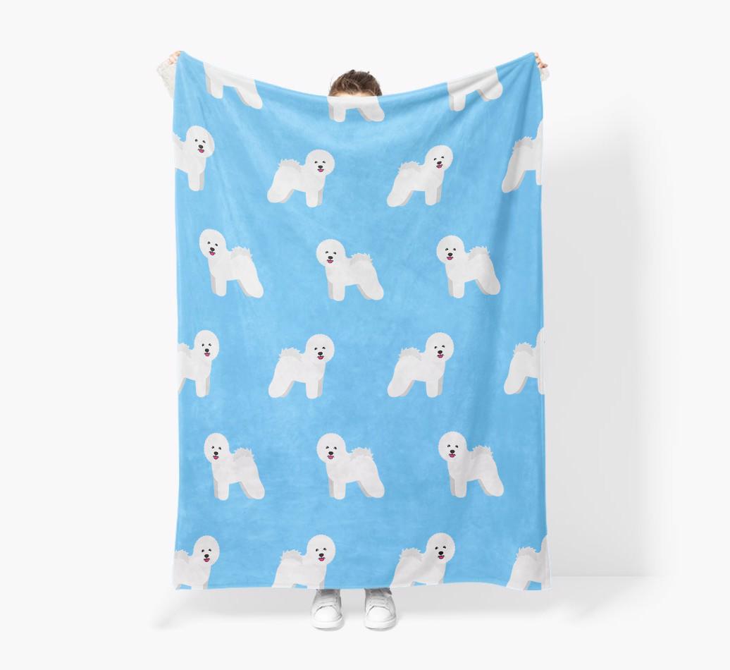 '{breedFullName} Icon Patter' - Personalised Snuggle Blanket