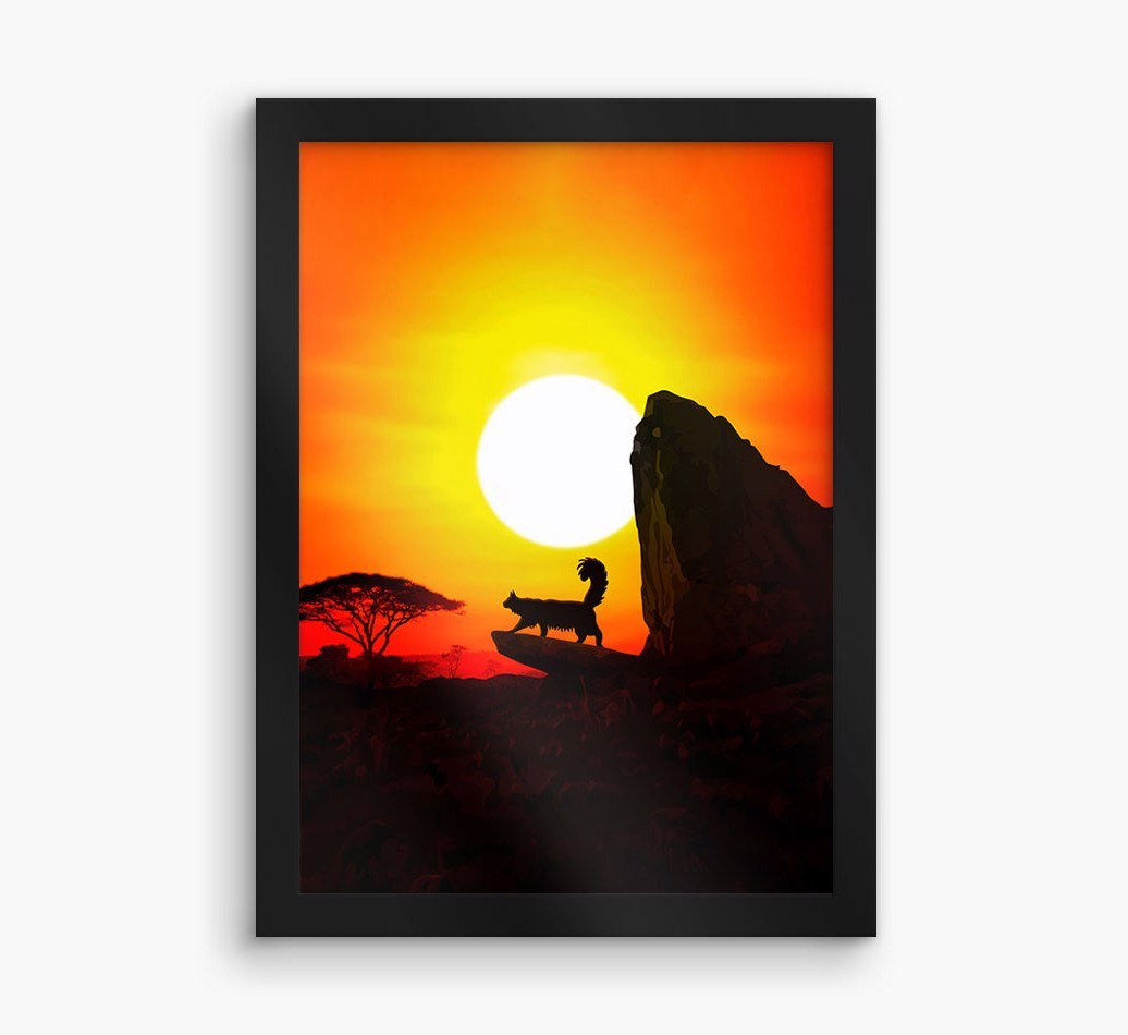 'Rock of Pride' {breedFullName} Framed Print
