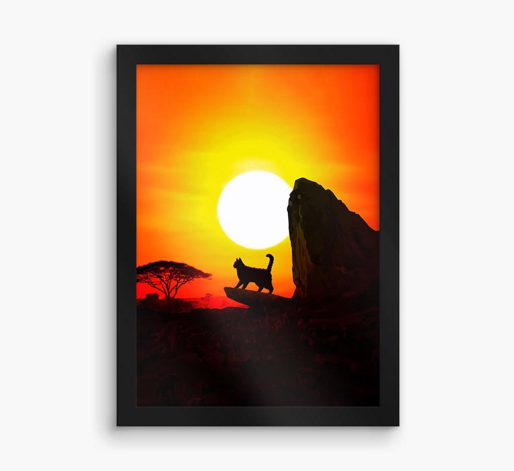 'Rock of Pride' {breedFullName} Framed Print