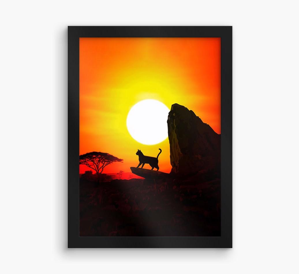 'Rock of Pride' {breedFullName} Framed Print