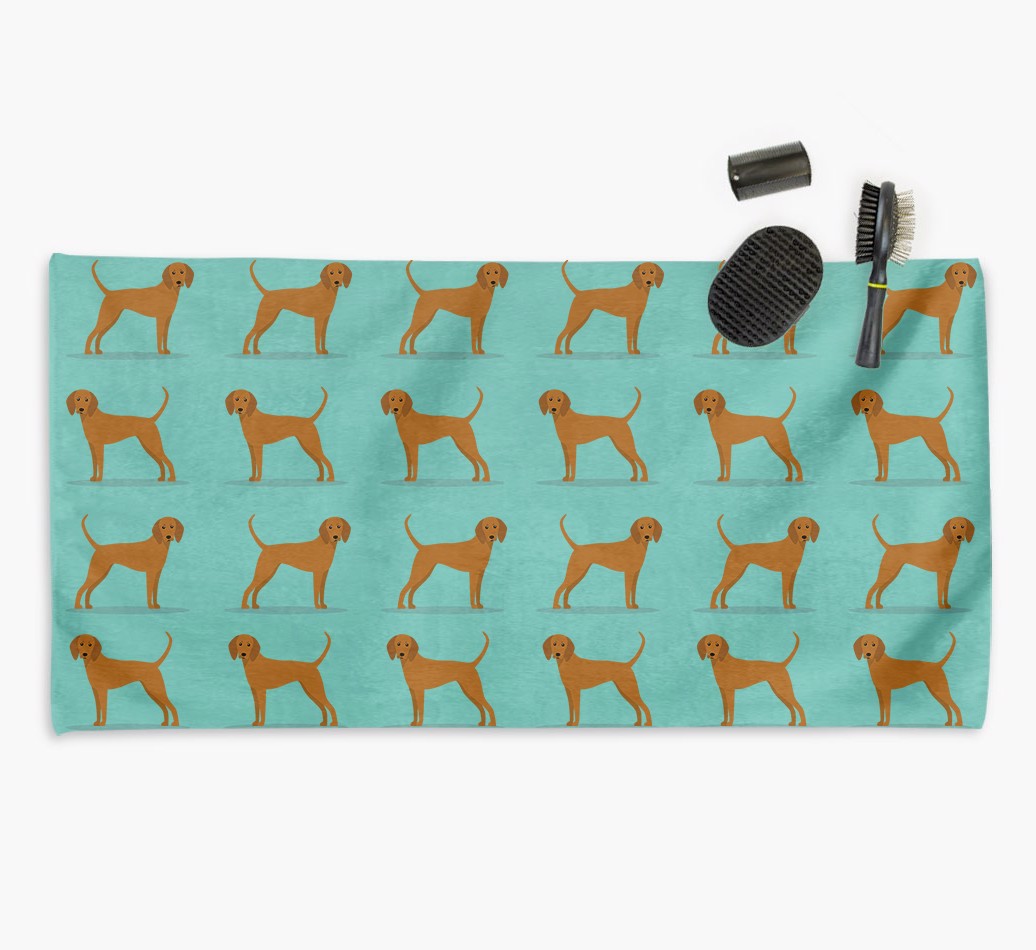 'Side Profile' - Personalised {breedFullName} Towel