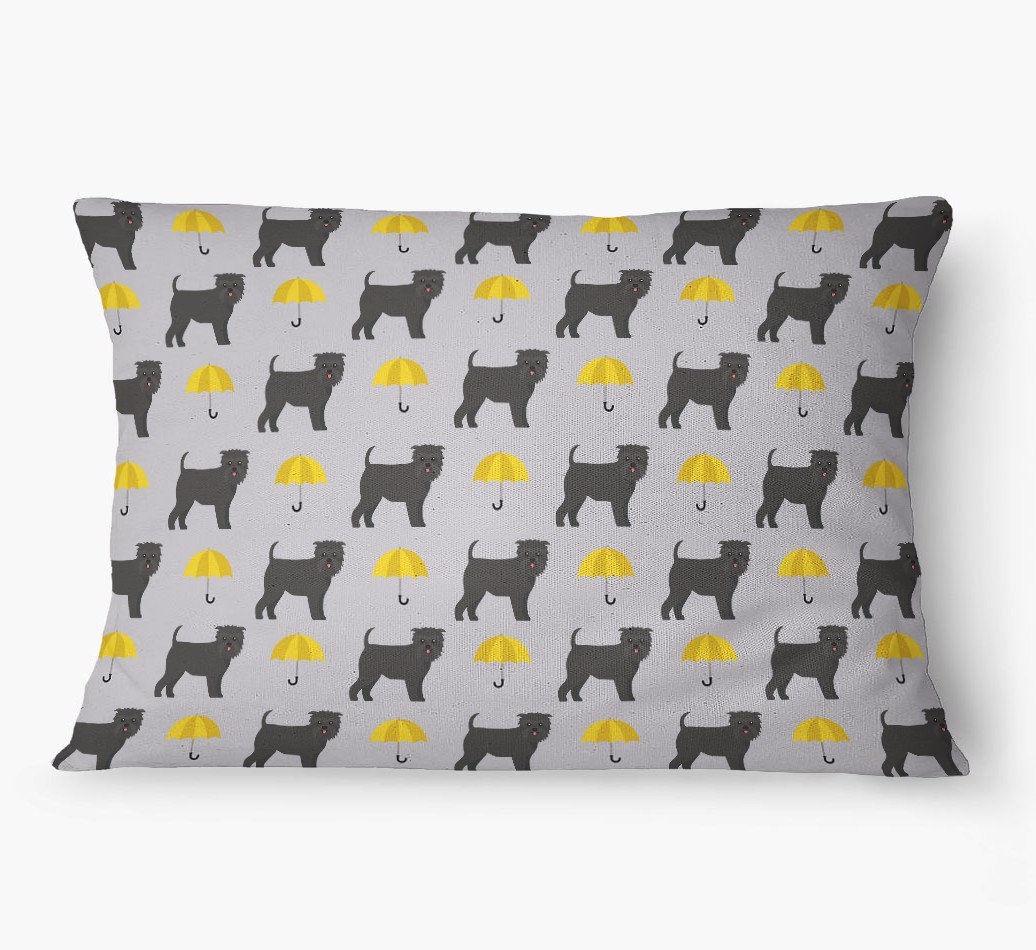 'Umbrella Pattern' - Personalized {breedFullName} Dog Bed