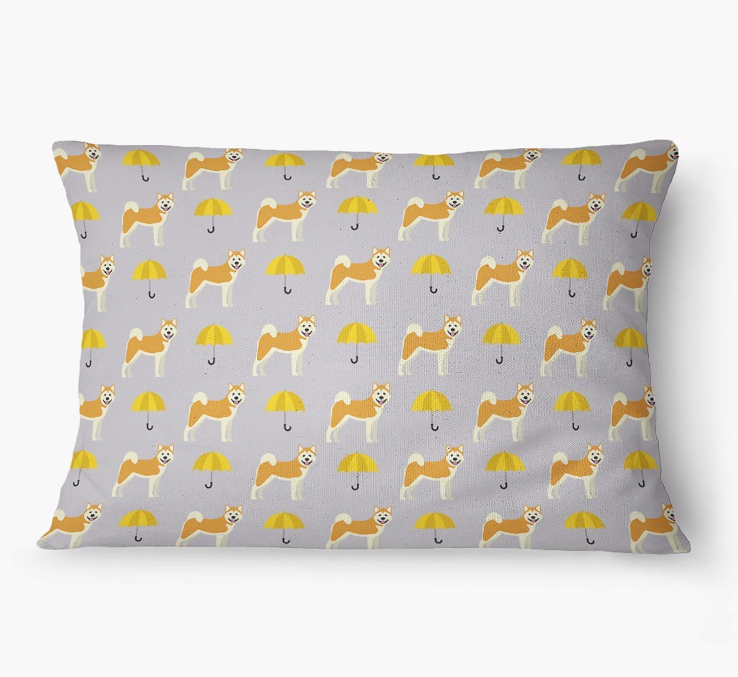 'Umbrella Pattern' - Personalised {breedFullName} Dog Bed