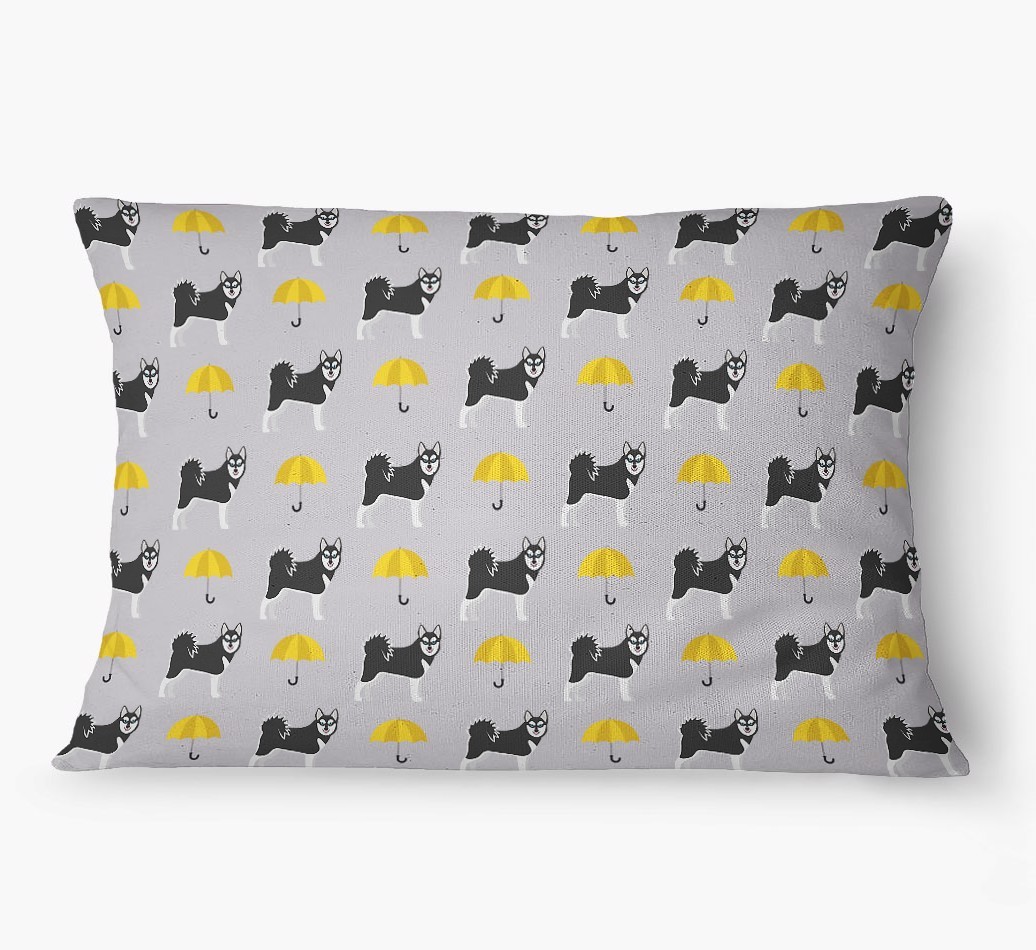 'Umbrella Pattern' - Personalised {breedFullName} Dog Bed