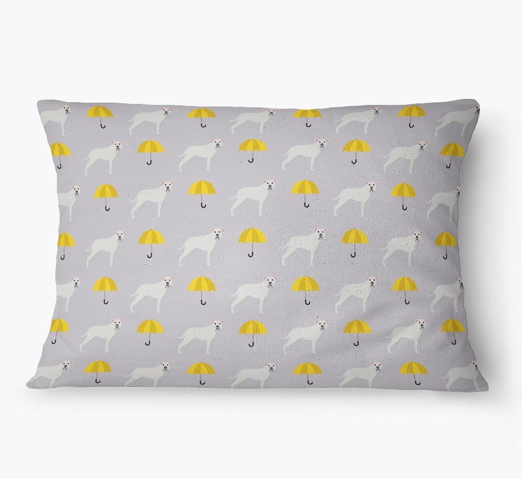 'Umbrella Pattern' - Personalized {breedFullName} Dog Bed