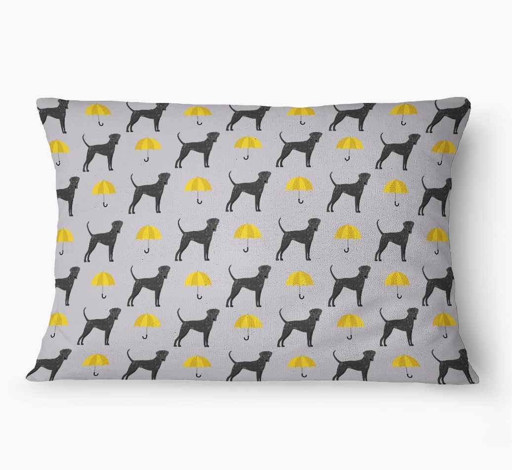 'Umbrella Pattern' - Personalized {breedFullName} Dog Bed