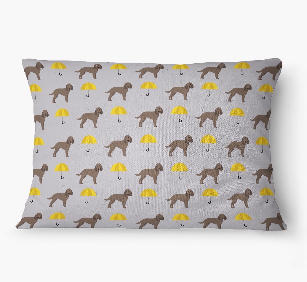 'Umbrella Pattern' - Personalized {breedFullName} Dog Bed