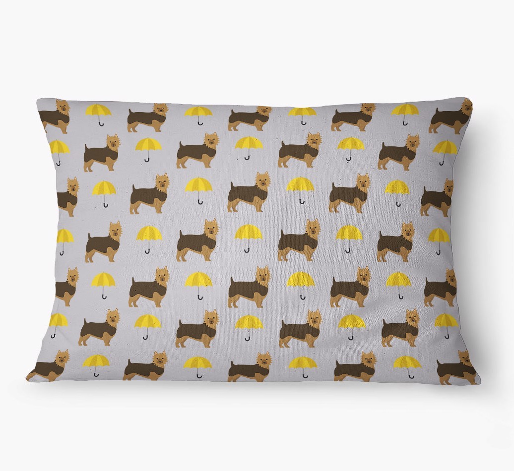 'Umbrella Pattern' - Personalised {breedFullName} Dog Bed