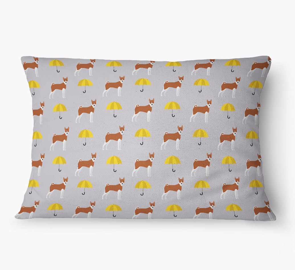 'Umbrella Pattern' - Personalized {breedFullName} Dog Bed