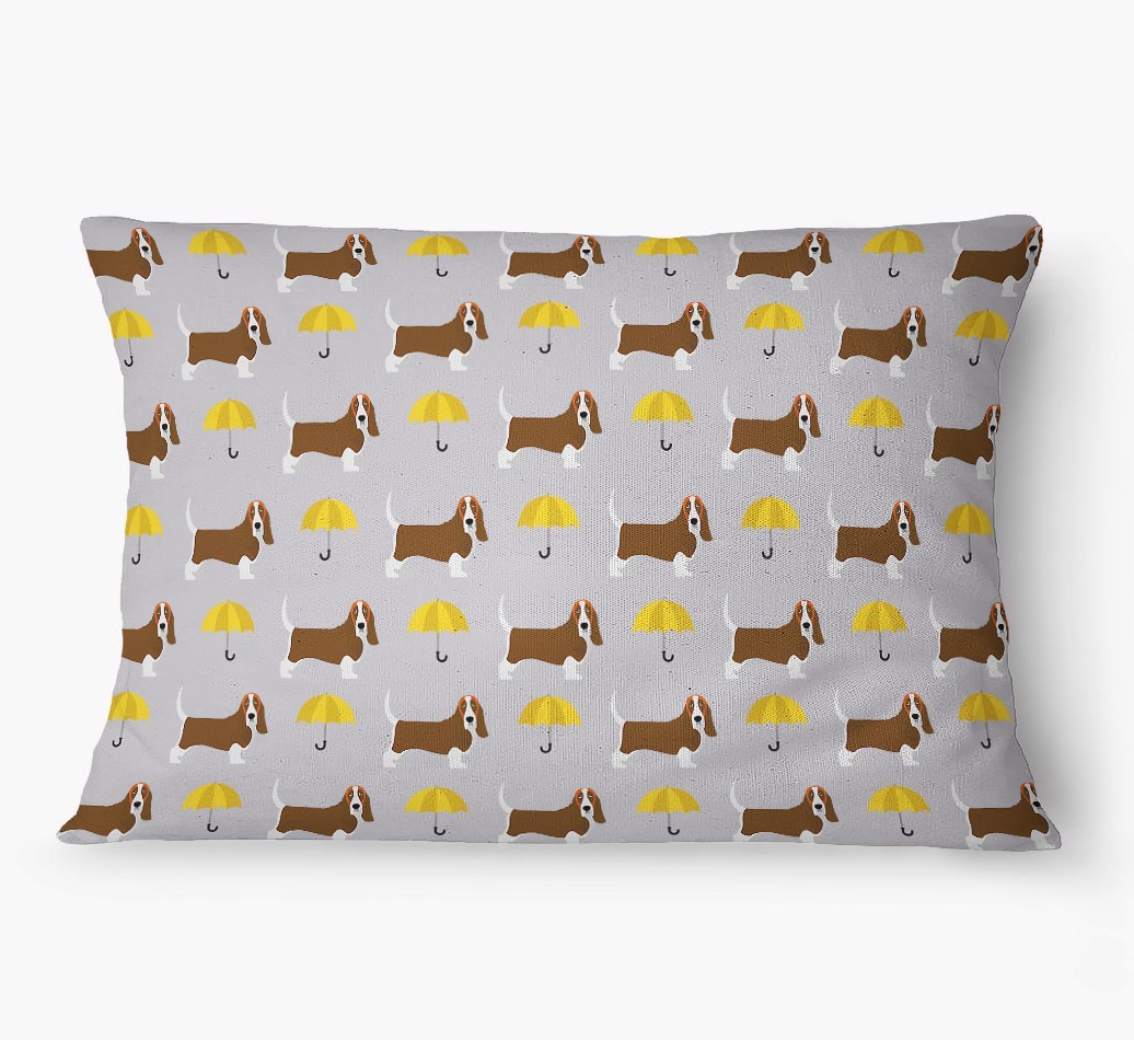'Umbrella Pattern' - Personalized {breedFullName} Dog Bed