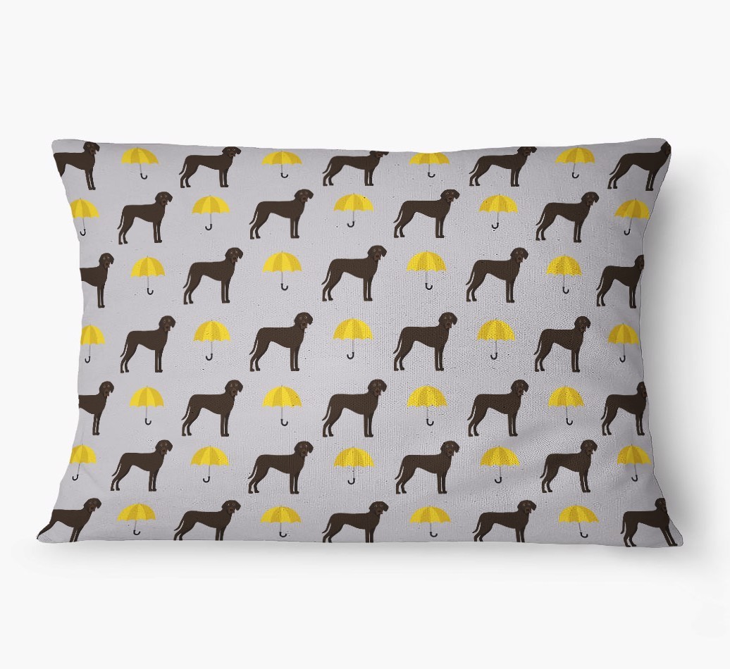 'Umbrella Pattern' - Personalized {breedFullName} Dog Bed