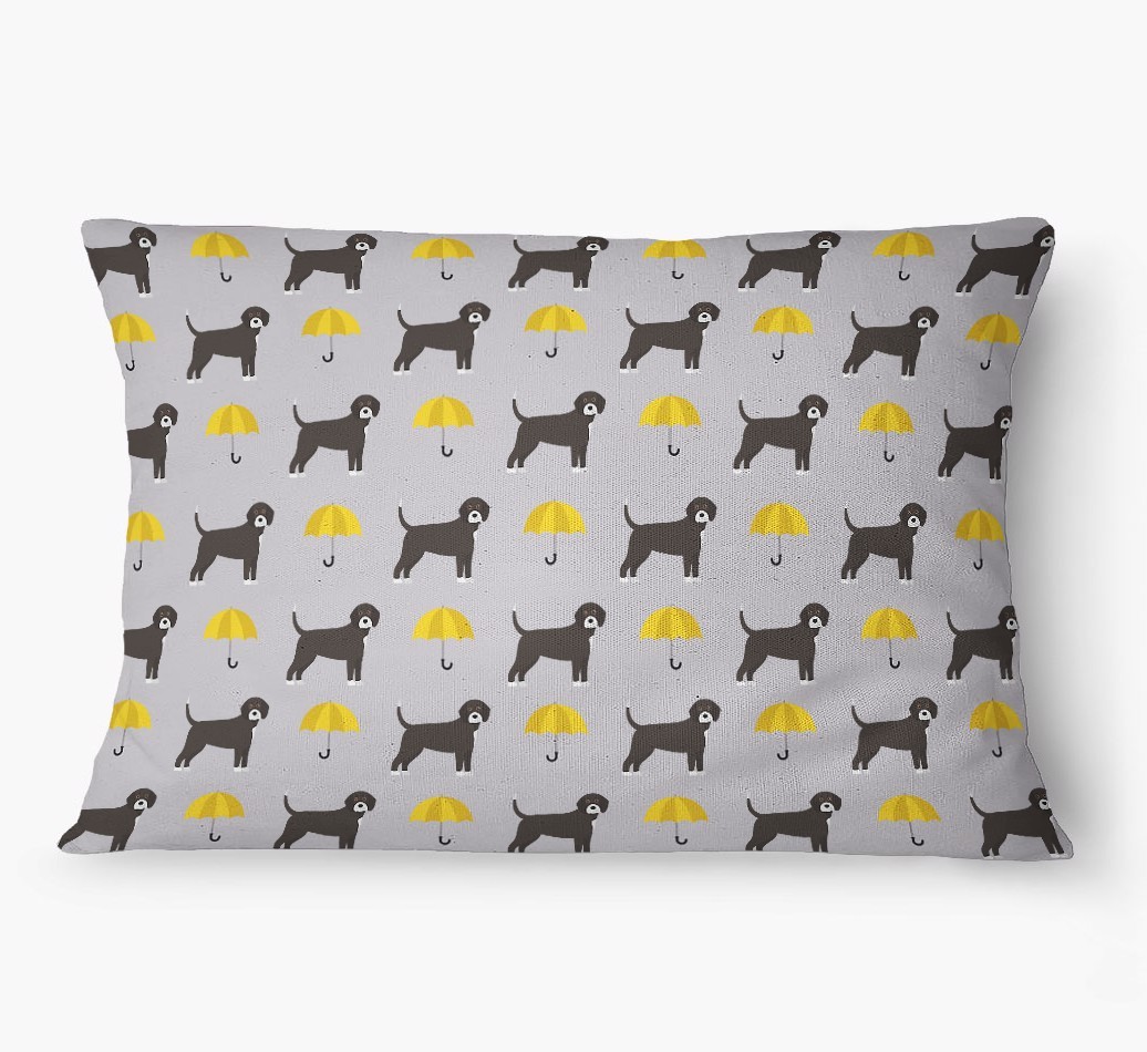 'Umbrella Pattern' - Personalized {breedFullName} Dog Bed