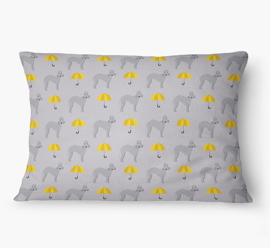 'Umbrella Pattern' - Personalized {breedFullName} Dog Bed