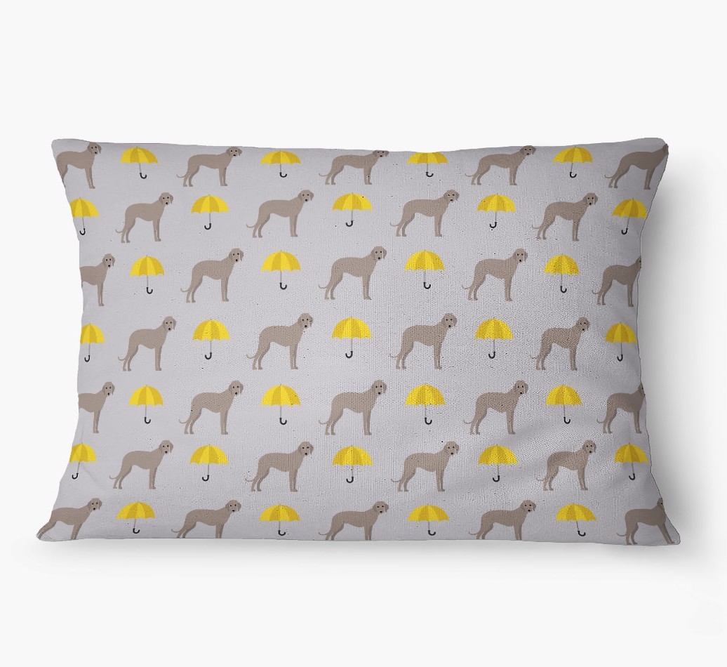 'Umbrella Pattern' - Personalized {breedFullName} Dog Bed