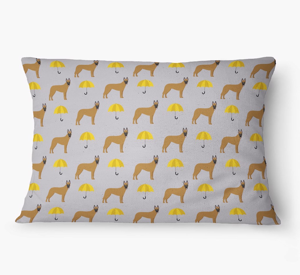 'Umbrella Pattern' - Personalized {breedFullName} Dog Bed