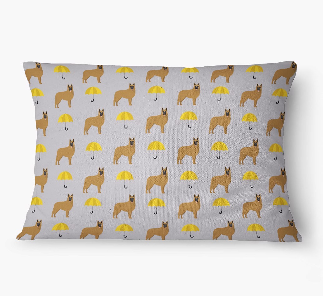 'Umbrella Pattern' - Personalized {breedFullName} Dog Bed