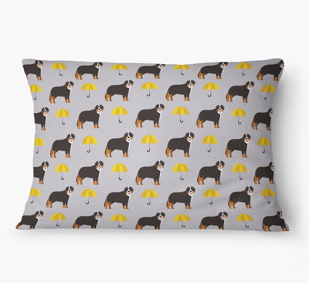'Umbrella Pattern' - Personalized {breedFullName} Dog Bed