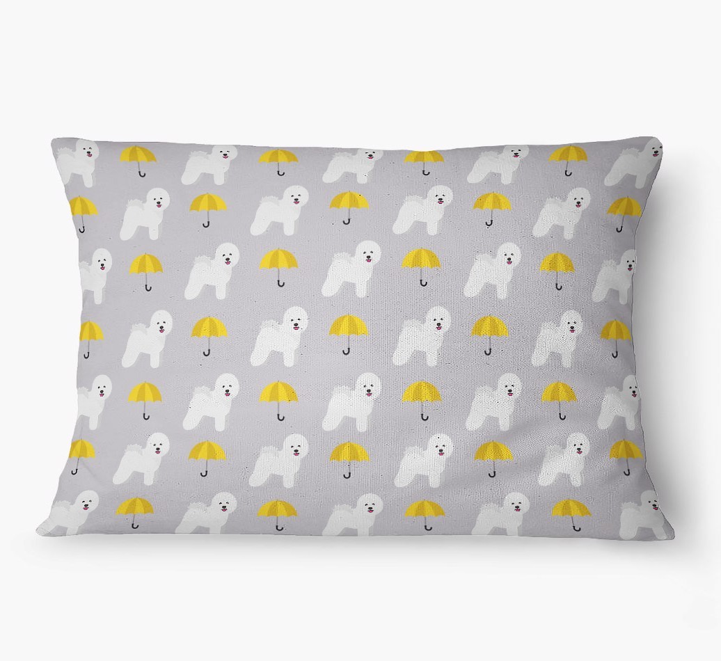 'Umbrella Pattern' - Personalized {breedFullName} Dog Bed