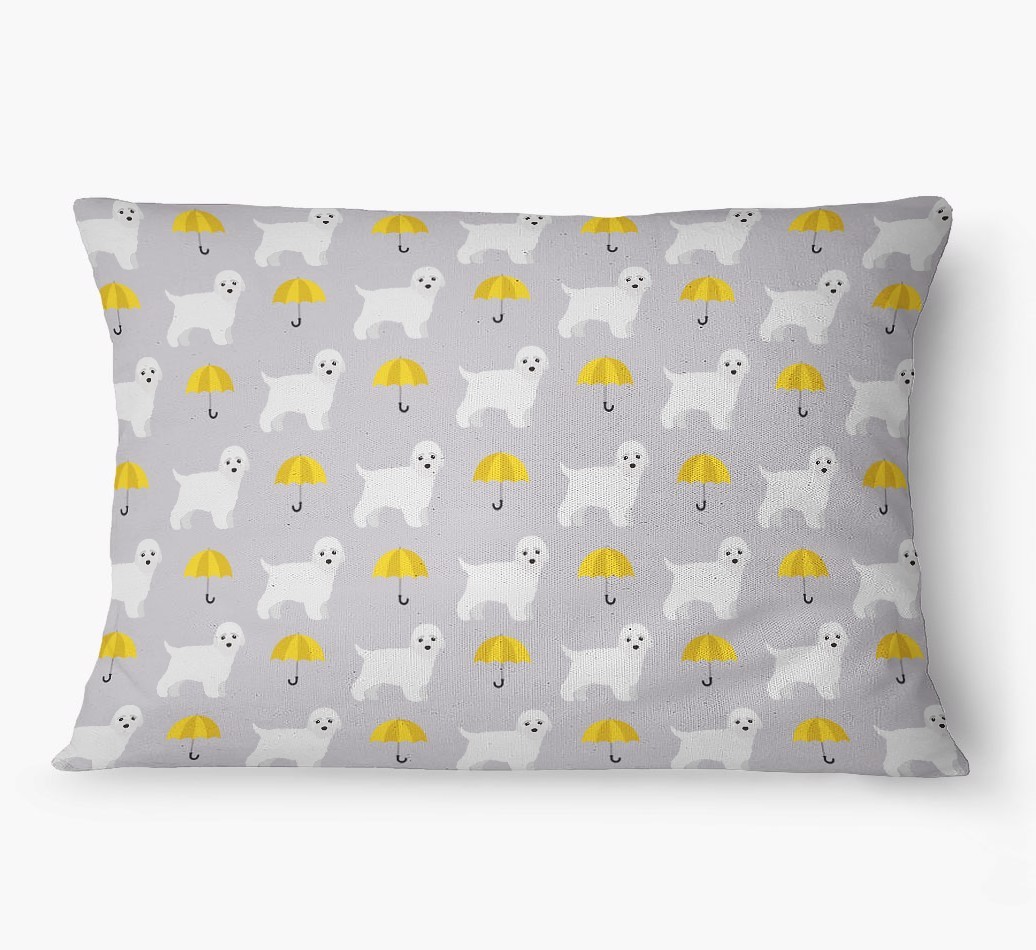 'Umbrella Pattern' - Personalized {breedFullName} Dog Bed