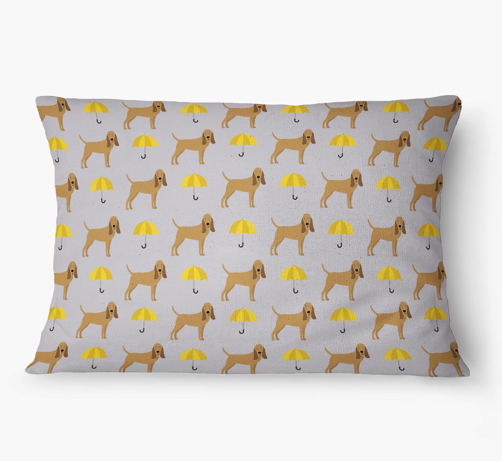 'Umbrella Pattern' - Personalized {breedFullName} Dog Bed