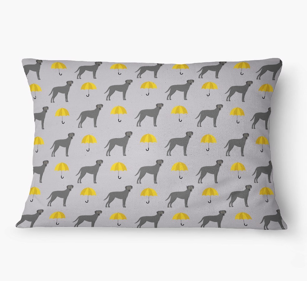 'Umbrella Pattern' - Personalized {breedFullName} Dog Bed