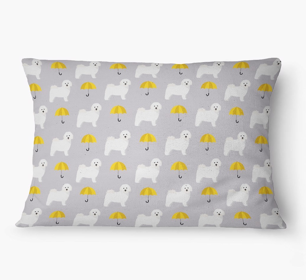 'Umbrella Pattern' - Personalized {breedFullName} Dog Bed