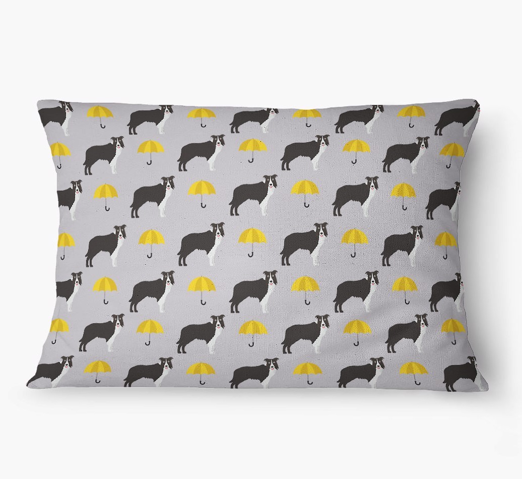 'Umbrella Pattern' - Personalized {breedFullName} Dog Bed
