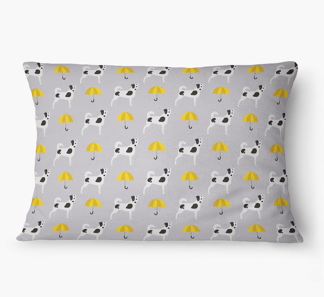 'Umbrella Pattern' - Personalized {breedFullName} Dog Bed