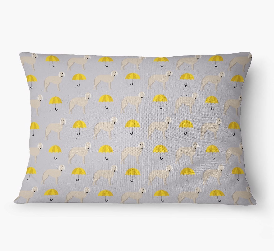 'Umbrella Pattern' - Personalized {breedFullName} Dog Bed