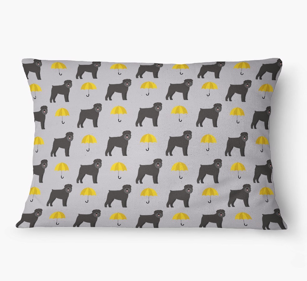 'Umbrella Pattern' - Personalized {breedFullName} Dog Bed
