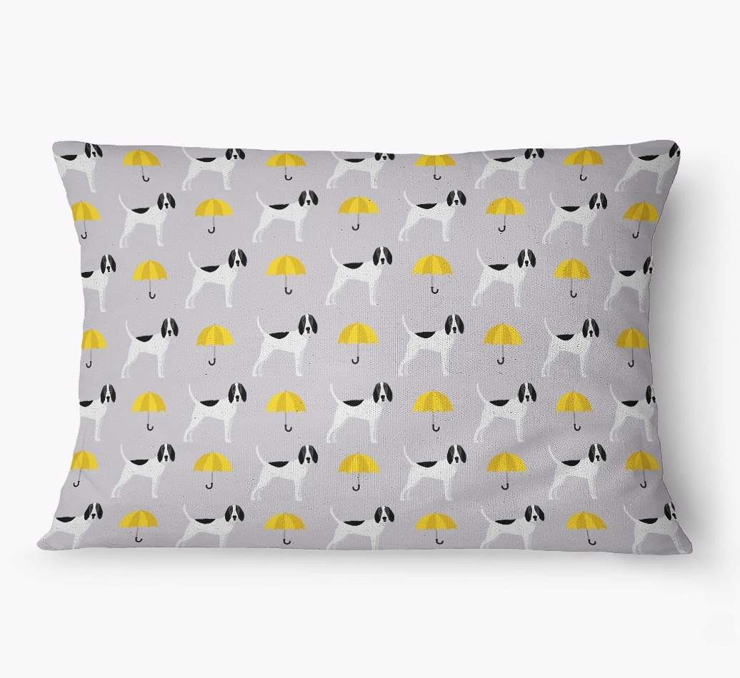 'Umbrella Pattern' - Personalized {breedFullName} Dog Bed