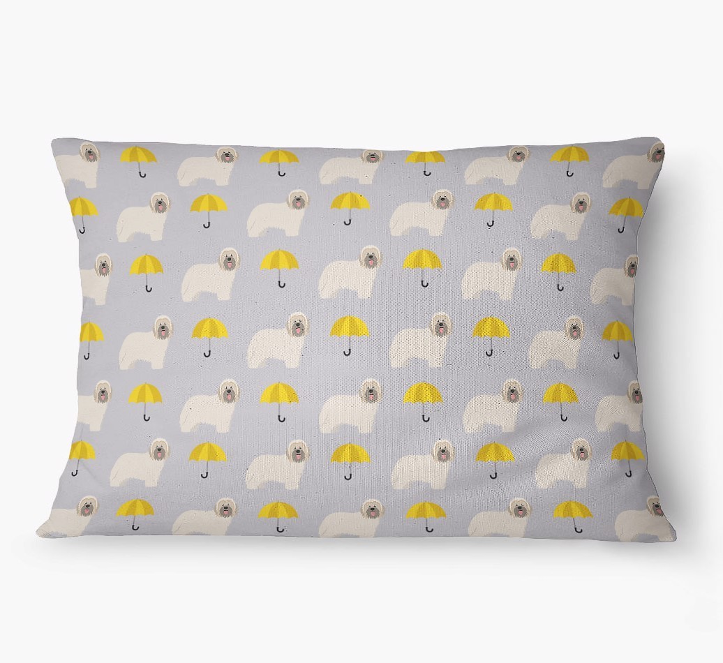 'Umbrella Pattern' - Personalized {breedFullName} Dog Bed