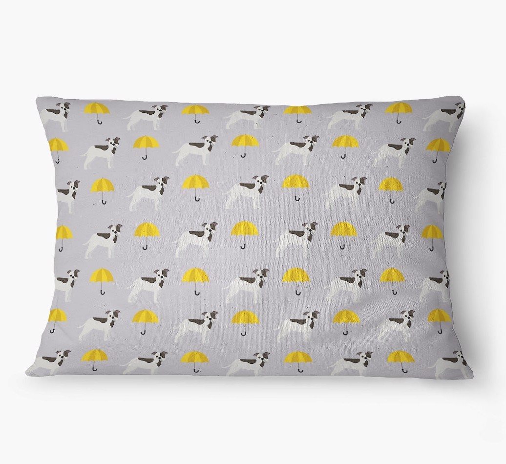 'Umbrella Pattern' - Personalized {breedFullName} Dog Bed