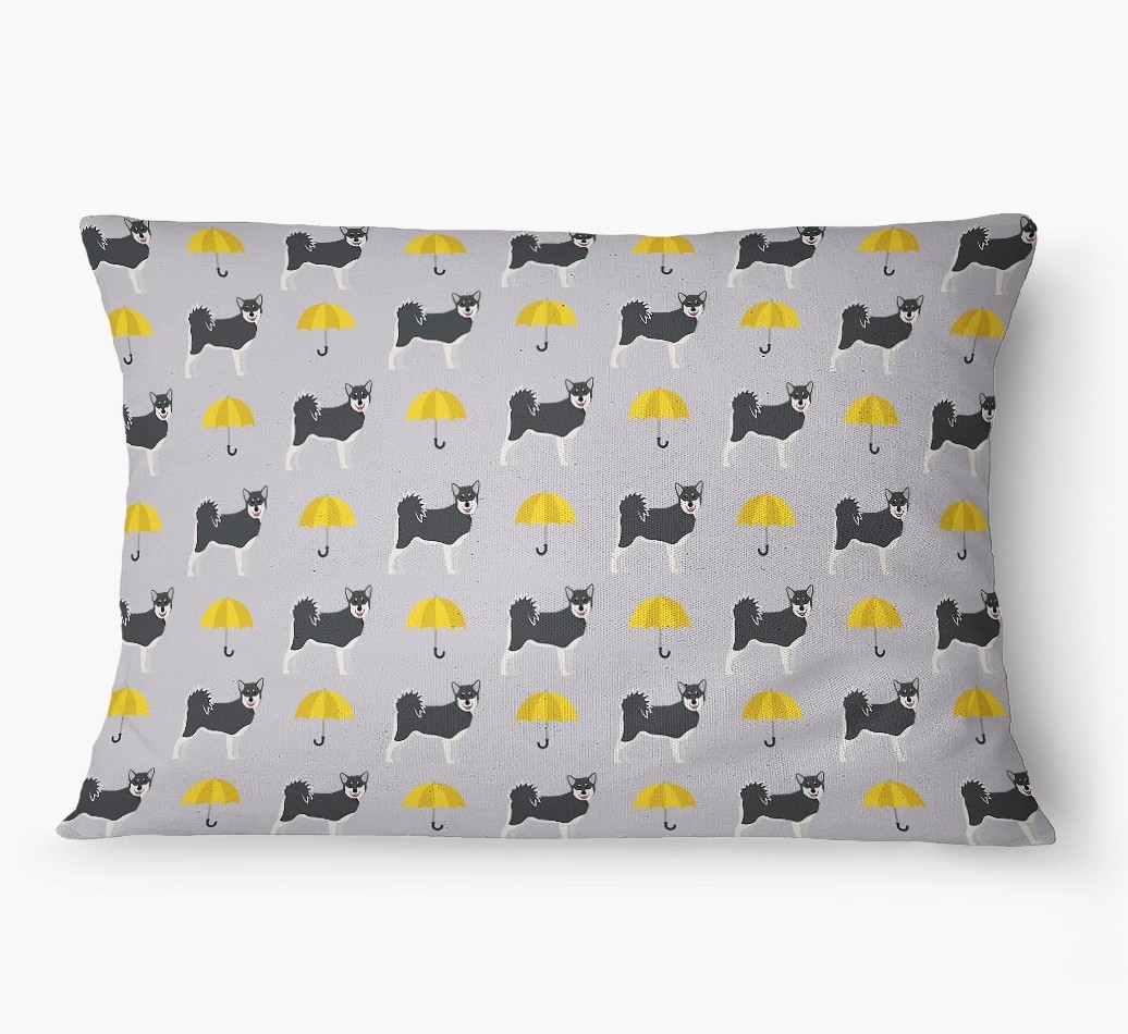 'Umbrella Pattern' - Personalized {breedFullName} Dog Bed