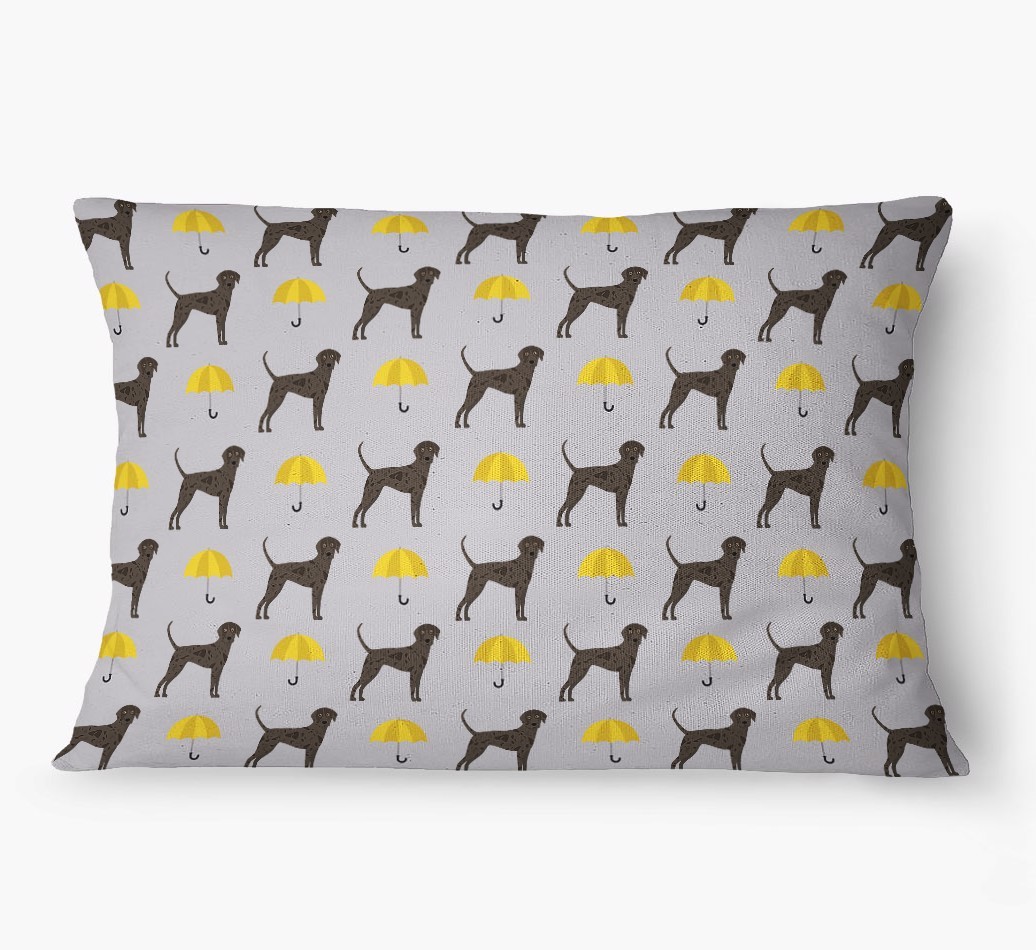 'Umbrella Pattern' - Personalized {breedFullName} Dog Bed